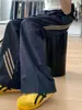 Pantalones Deportivos Rayados Estilo Americano Talla Grande 150kg para Mujer, Delgados de Primavera y Verano, Cintura Alta Versátiles, Holgados, de Secado Rápido, tipo Cargo