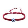 Pulsera de explosiones transfronterizas pulsera ojo de demonio pulsera tejida de cuerda roja ajustable pulsera ojo turco suministro de comercio exterior ventas directas de fábrica