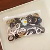 100 Piezas Gomas para el Cabello de Margarita Sencillas Empaquetadas en Bolsa Bandas de Goma de Nylon Coloridas Anillos de Toalla Accesorios de Cabello de Moda Cuerdas para el Cabello Lote