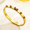 Pulsera de Acero Inoxidable Flor de Cuatro Hojas para Mujer con Diamantes, Chapada en Oro de 18 Quilates, Joyería de Diseño de Nicho Moda de Lujo Ligero, Pulsera de Acero de Titanio