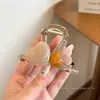 Pinza de Garra Voluminizadora Estilo Coreano para Mujer, Tamaño Mediano, Pinza para el Cabello de Aspecto de Alta Gama, Nuevo Estilo 2026, Pinza para Peinado Semirecogido, Pinza de Tiburón para la Parte Posterior de la Cabeza