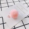 Acessórios para joias DIY atacado bola de lã cor bola redonda brincos material pingente chaveiro pingente decorativo