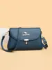 Bolsos para Mujer 2026 Nuevo Estilo Versátil Bolso de Hombro de Cuero Suave para Señoras de Mediana Edad Bolso Cruzado de Moda