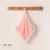 Nueva Toalla Cuadrada de Tafetán Engrosada Waffle Terciopelo Baño Cocina Pañuelo de Mano Absorbente Trapo Venta al por Mayor Terciopelo Coral