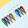 Venta al por mayor de polvo de espejo Aurora para uñas, harina de espejo de 4 colores, polvo de espejo mágico sólido, espejo de cuatro colores, súper flash para dedos