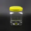 Botella de miel de 4 kg botella de plástico grado alimenticio frasco de PET engrosado de gran diámetro frasco de almacenamiento frasco para vino de arroz encurtidos cubo de almacenamiento