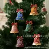 Plano 2D Set de 6 Piezas Día de la Independencia 250 Aniversario Campanas de Madera Árbol de Navidad Decoraciones para Fiestas en Casa Colgantes
