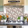 Nuevo Autoinstalable del Fabricante Original Adhesivos de Pared Estéreo 3D Fondo de TV Cocina Baño Autoadhesivo Pegamento Cristal Adhesivos de Pared