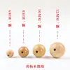 Cuentas de Madera, Cuentas Pequeñas de Boj con Forma de Hoja, Cuentas para Manualidades, Cuentas Budistas, Accesorios para Rosario, Accesorios de Joyería Antigua China
