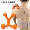 Masajeador de Mano para el Cuerpo Humano con Tacto Suave, Presión de Acupuntura para Hombros, Cuello y Espalda, Relajación Muscular, Bola de Masaje con Forma de Arco