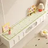 Alfombrilla Protectora para Encimera de Mueble de TV Estilo Crema Modelo Nuevo 2025 Lujo Ligero Gama Alta Mesa Lateral Alfombrilla para Zapatero Alfombrilla para Armario de Vino