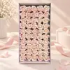 Ramo de flores de jabón de dos capas con aroma a rosa, caja de regalo de ramo de flores de jabón artificial, materiales de arreglo floral para floristas, regalo del Día de San Valentín