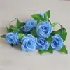 Atacado do Fabricante Trepadeiras de Rosas Simuladas, Tiras de Rosas, Trepadeiras de Flores Artificiais, Decoração de Casamento Trepadeiras Planas Grandes