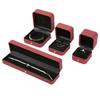 Caja de Joyería con Hebilla Dorada Caja para Anillo de Diamante de Boda Colgante para Anillo Pulsera Collar Empaque Caja de Regalo Caja de Joyería Celebración de Boda
