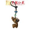 Cadena para Teléfono de Ciervo Artesanal con Colgante de Llavero de Ciervo de Sándalo para Llaves de Coche, Lindo Regalo Creativo para Hombres y Mujeres
