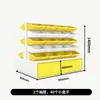 Estanterías para snacks, expositores comerciales de una y dos caras de varias capas para tiendas pequeñas y tiendas de conveniencia