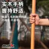 Nueva pala de hierro con mango de madera de robinia, azada, pala de hierro y mango de rastrillo - postes especiales de madera de robinia para uso doméstico, liquidación al por mayor