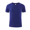 Camiseta Esportiva Masculina Manga Curta Gola Redonda Respirável Fresca Secagem Rápida para Esportes ao Ar Livre Fitness Corrida Camiseta de Secagem Rápida