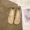 Zapatos de piel Mary Jane para mujer 2026 primavera nuevos zapatos planos de temperamento francés de moda para la noche estilo suave