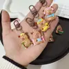 2024 nuevo lindo llavero de kappibala colgante juguetón de capibara pequeño colgante de estudiante de dibujos animados para mochila escolar