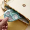 Pastillero de 6 compartimentos mañana, mediodía, tarde, dispensador pequeño de pastillas para 7 días, pastillero semanal portátil, organizador de pastillas