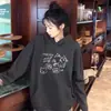 Sudadera con capucha estilo americano para mujer, nueva colección otoño/invierno 2026, engrosada y forrada de felpa, prenda pesada, ajuste casual y holgado