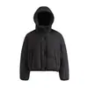 ADAM BO Nueva Chaqueta de Plumas de Invierno para Mujer, 90% Plumón de Pato Blanco, con Capucha, Chaqueta Acolchada Cálida, Abrigo Estilo Coreano