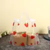 Bolsa de Paquete Transparente Empaque para Catering Comercial para Llevar Bolsa de Plástico Desechable Bolsa de Compras al por Mayor
