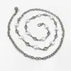 Nueva cadena de cintura de perlas y pedrería en forma de corazón, metálica ajustable, adecuada para combinar con faldas y vestidos, accesorio de cadena para ceñir la cintura