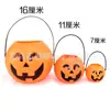 Cosplay Decoración de Calabaza Barril de Calabaza de Halloween Bolsa de Calabaza Bolsa Tote de Calabaza Bolsa de Dulces Plástico