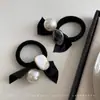 Novo Estilo 2025 Elástico de Cabelo com Pérolas para Mulheres, Acessório de Cabelo para Rabo de Cavalo, Corda de Cabelo, Acessório de Cabelo Elástico para Meninas