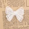 Novedad en stock Estilo Coreano Fresco Doble Encaje Perla Mariposa Malla Hecho a Mano DIY Decoración de Vestido de Boda Accesorios Accesorios