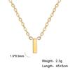 Collar de acero de titanio con corte transfronterizo de 26 letras, joyería que no se desvanece, nicho femenino, colgante de collar de acero inoxidable de alta gama