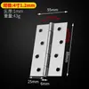 Bisagra mini de acero inoxidable de apertura plana para puerta de gabinete pequeña, bisagra micro de 1 pulgada 2 pulgadas 3 pulgadas para puerta y ventana, bisagra plegable