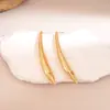 Pendientes Metálicos Transfronterizos Estilo Europeo y Americano con Forma de Pez de Una Sola Línea Diseño de Nicho Pendientes de Lujo Accesible Pendientes Exagerados de Gama Alta para Mujer