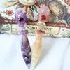 Fabricante de Donghai vende adagas populares de pedra bruta natural polidas sob medida bordadas para decoração de casa e enfeites de mesa atacado
