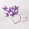 Amazon Cross-border Faixa de Cabelo Borboleta Anel de Cabelo Acessório de Cabeça Super Imortal Mori Imortal Noiva Faixa de Cabelo Casamento Grampo de Cabelo Borboleta