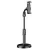 Atacado do Fabricante Suporte para Celular de Mesa Suporte Pequeno de Disco para Filmagem ao Vivo Transmissão ao Vivo Suporte de Mesa Ajustável em Altura para Celular