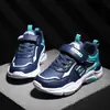 2026 Comércio Exterior Transfronteiriço Atacado Sapatos Infantis, Tênis Esportivos Infantis, Tênis de Corrida de Malha de Verão de Cano Baixo para Meninos e Meninas, com Tiras de Velcro