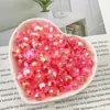Cuentas acrílicas de color AB con cuernos, corte 32, cuentas de burbujas color AB, cuentas de cuernos coloridas, cuentas de piña, cuentas de corte múltiple, hilo hecho a mano