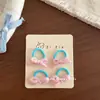 Excelente Laço de Cabelo de Pelúcia Colorido para Outono e Inverno, Anel de Cabelo Fofo e Doce para Polegar de Bebê, Presilha de Cabelo, Acessório de Cabelo