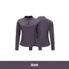 Camiseta deportiva casual de manga larga con media cremallera, cuello alto antibacterial y protección solar, estilo montaña para exteriores, entrenamiento, running, para mujer