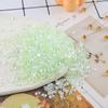 Nuevo lingote de color AB translúcido plano Super Flash, joyería para uñas, accesorios de taladro de cristal colorido transparente de hielo para uñas