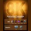 Adaptador Tipo-C a DisplayPort 8K Conversión Mutua Bidireccional Teléfono Móvil Tableta TV Monitor Pantalla HD Proyector