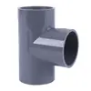 Accesorios de Tubería de Suministro de Agua de PVC de Tres Vías Espesados Igual Diámetro T 20 Adhesivo Tubería de Agua Accesorios de Unión de Plástico 6 Minutos 1 Pulgada Al Por Mayor