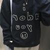 Hip-Hop Simples Moda Nacional Marca de Roupas Externas Gola Redonda Britânica Moletom Roupas Femininas Simples para o Dia a Dia Sem Capuz Estampado Senhoras