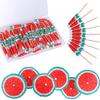Atacado de fábrica no local canudo de papel descartável criativo tridimensional em forma de favo de mel e fruta para decoração