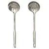 Cuchara de Sopa de Acero Inoxidable con Cuchara Perforada para Servir Gachas y Arroz, Espumadera Pequeña para Olla Caliente, Cuchara Grande de Mango Largo para el Hogar, Venta al por Mayor desde el Fabricante