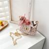 2021 Nueva Bolsa para Niños Bolsa Cruzada Moda Princesa Bebé Versión Coreana Mini Niñas Pequeña Bolsa de Cadena Fragancia Moderna
