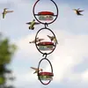 Alimentador de Beija-flor Transfronteiriço Pendurado ao Ar Livre Metal Simples Pássaro Pátio Jardim Alimentador de Água
